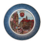 Talerz ceramiczny duży Starówka warszawska-4142