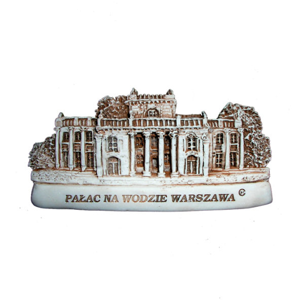 Magnes z żywicy Pałac na Wodzie sepia-0